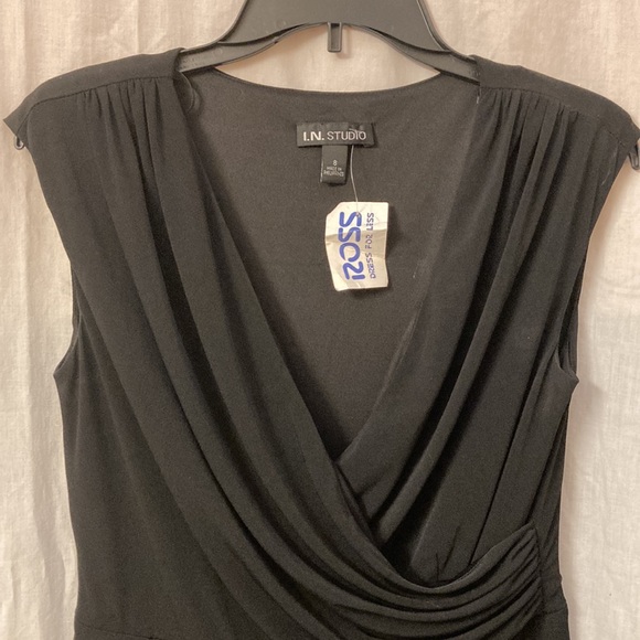 I.N. Studio black sleeveless dress size 8 brand new - Picture 2 of 5